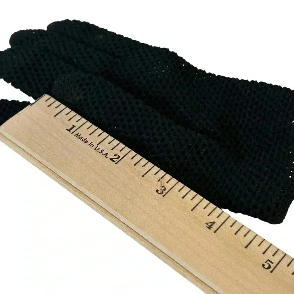 Vintage Italian Crochet Fishnet Gloves by Calvone Elegant Stretch Dress Gloves